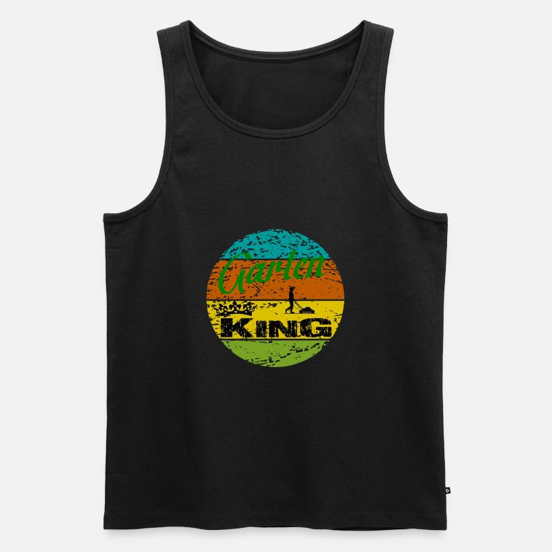 Garten - Männer Premium Bio Tank Top - Schwarz