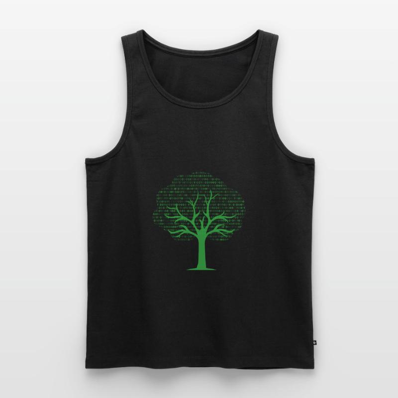 Binary Tree... Programmierer & Nerd Männer Premium Bio Tank Top