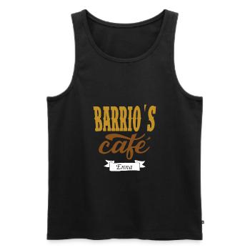 Merchandise Barrio's - Männer Premium Bio Tank Top - Schwarz - Vorne - AI Model Male 178 light (178cm)