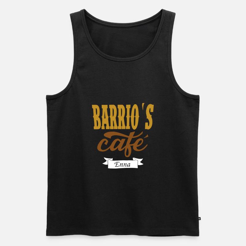 Merchandise Barrio's - Männer Premium Bio Tank Top - Schwarz