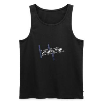 winterbader eisbader polar eisbad arktis kältebad - Männer Premium Bio Tank Top - Schwarz - Vorne - Michal (187cm)
