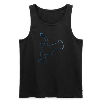 Bboy Hip Hop Break Dance Breakdance Bgirl - Men's Premium Organic Tank Top - black - Front - Michal (187cm)