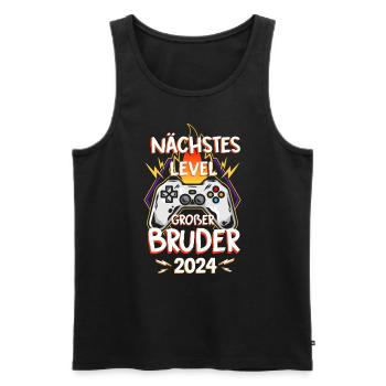 Next Level Big Brother 2024 - Men's Premium Organic Tank Top - black - Front - Michal (187cm)