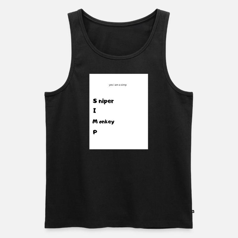 meme - Männer Premium Bio Tank Top - Schwarz
