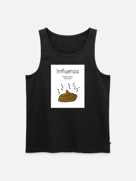 Influenza mit Rabattcode - Männer Premium Bio Tank Top - Schwarz