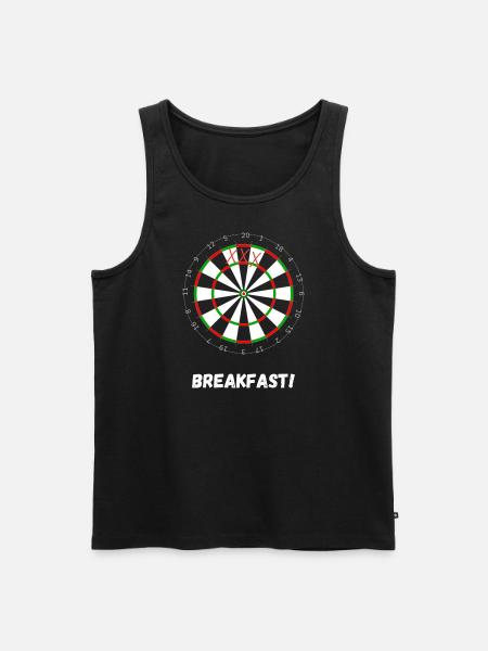 Dart Dartscheibe - Männer Premium Bio Tank Top - Schwarz