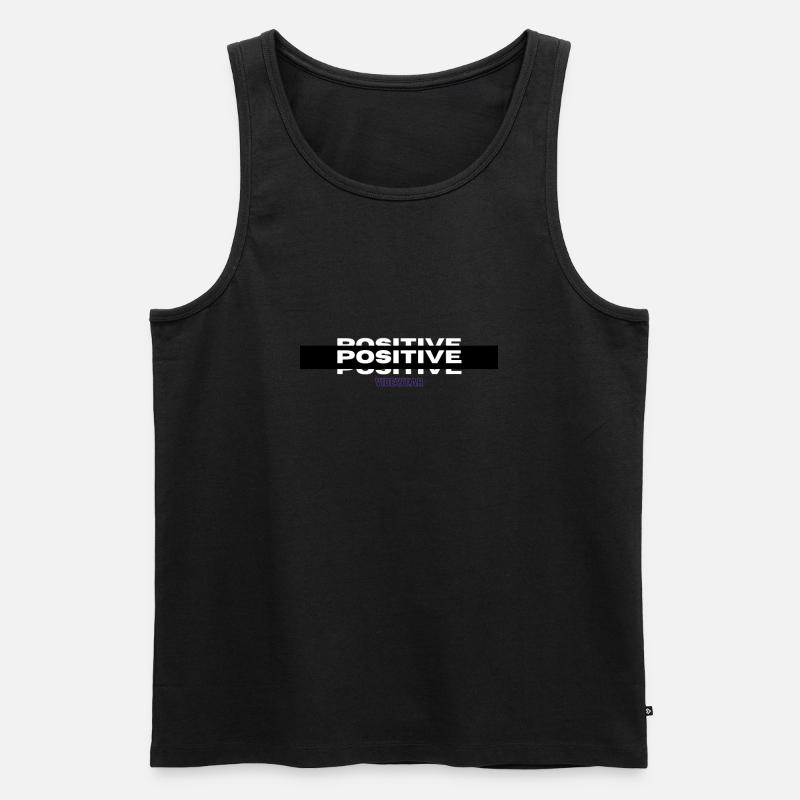 Positive Design - Männer Premium Bio Tank Top - Schwarz