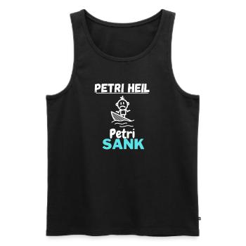 Petr Heil, Petri Sank - Männer Premium Bio Tank Top - Schwarz - Vorne - AI Model Male 178 light (178cm)