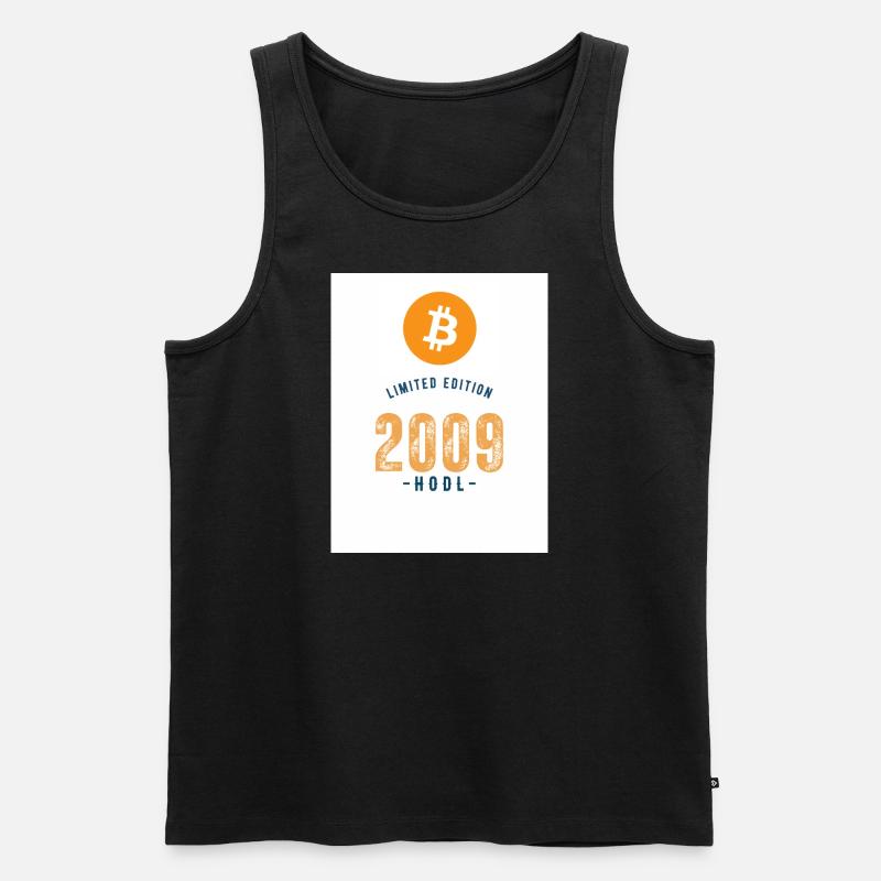 2009 Bitcoin fixes this - Men's Premium Organic Tank Top - black