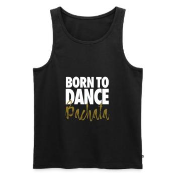 Born To Dance Bachata - Bachata Shirt - Männer Premium Bio Tank Top - Schwarz - Vorne - AI Model Male 178 light (178cm)