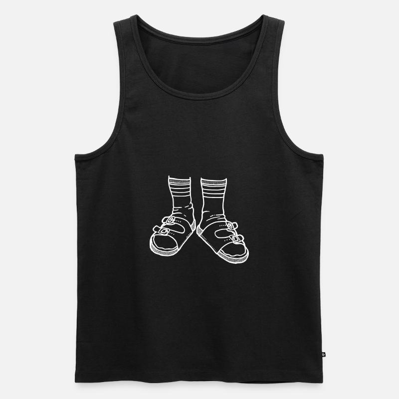 Stolzer Alman - Männer Premium Bio Tank Top - Schwarz