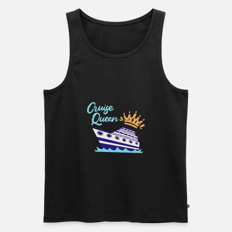 Cruise Queen Cruise Ship - Débardeur bio Premium Homme - noir