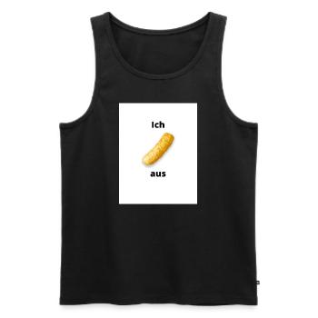Ich Flipp aus - Männer Premium Bio Tank Top - Schwarz - Vorne - Michal (187cm)
