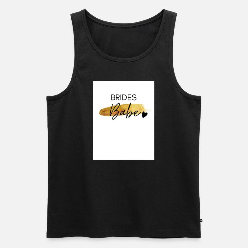 BridesBabe - Männer Premium Bio Tank Top - Schwarz