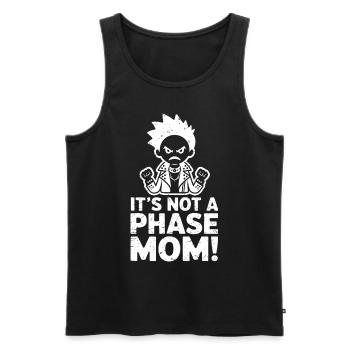 Ce n’est pas une phase maman ! Emo Goth Alternative - Débardeur bio Premium Homme - noir - Devant - AI Model Male 178 light (178cm)