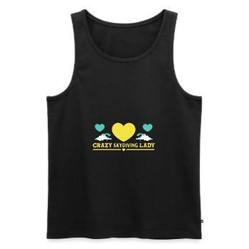 Fallschirm Fallschirmspringen Fallschirmspringer - Männer Premium Bio Tank Top - Schwarz - Vorne - Michal (187cm)