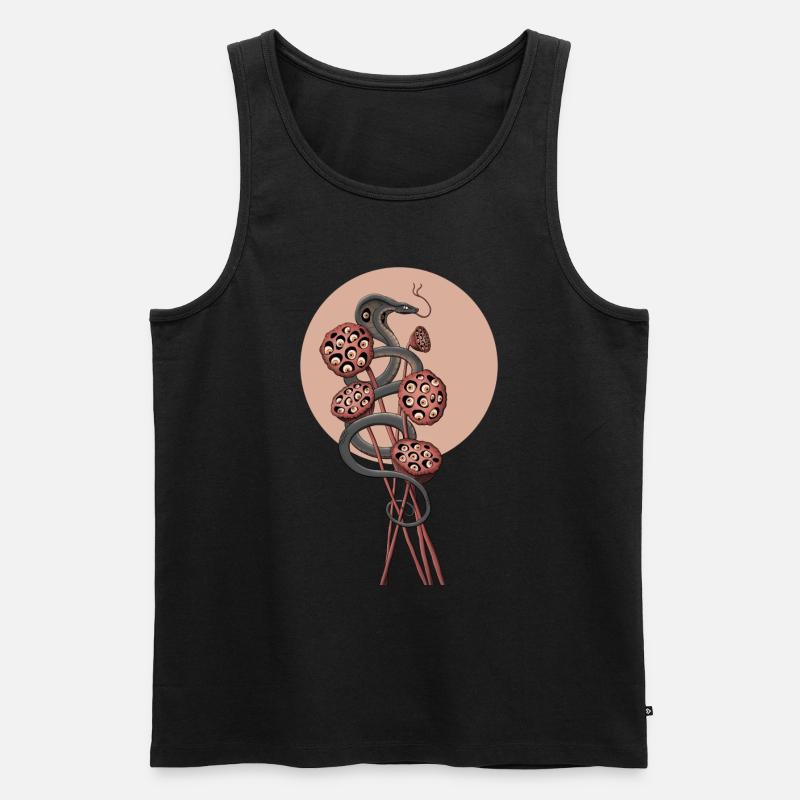Trypophobie - Männer Premium Bio Tank Top - Schwarz