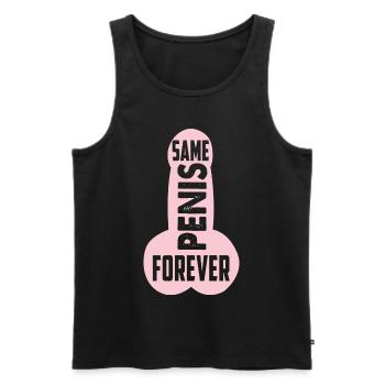 Wedding wife penis funny gift JGA - Men's Premium Organic Tank Top - black - Front - Michal (187cm)