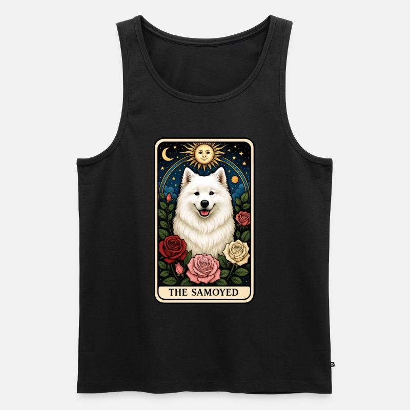 Samojede - Männer Premium Bio Tank Top - Schwarz