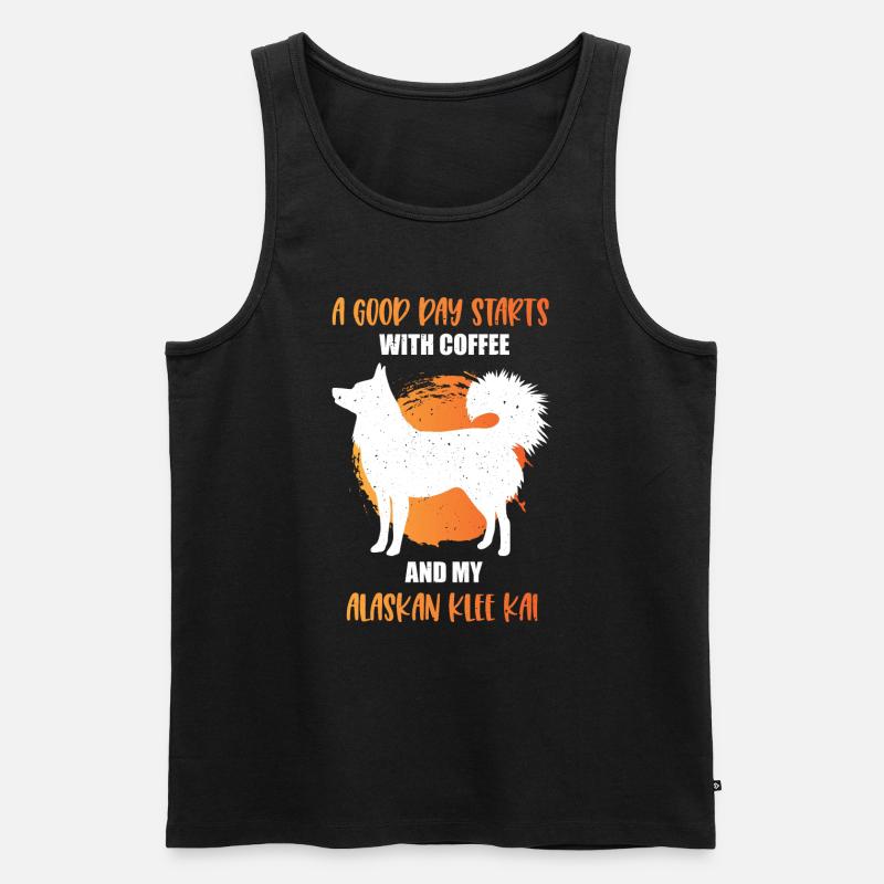 Alaskan Klee Kai - Männer Premium Bio Tank Top - Schwarz