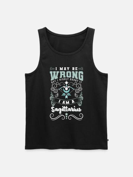 Sternzeichen November - Männer Premium Bio Tank Top - Schwarz