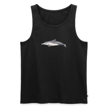 Australian dolphin - Dolphin Sousa sahulensis - Men's Premium Organic Tank Top - black - Front - Michal (187cm)