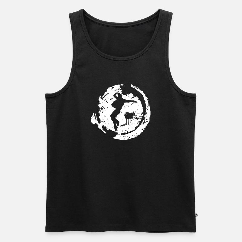 Breakdance - Männer Premium Bio Tank Top - Schwarz
