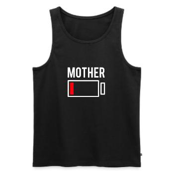 Mutter Mama Muttertag Mami Partnerlook Verlobung - Männer Premium Bio Tank Top - Schwarz - Vorne - AI Model Male 178 light (178cm)