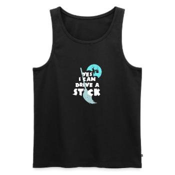 Witch halloween - Men's Premium Organic Tank Top - black - Front - Michal (187cm)