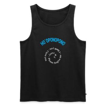 Ho oponopono - Débardeur bio Premium Homme - noir - Devant - Michal (187cm)