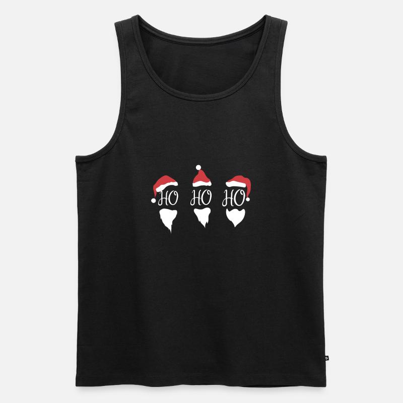 Nikolaus - Männer Premium Bio Tank Top - Schwarz