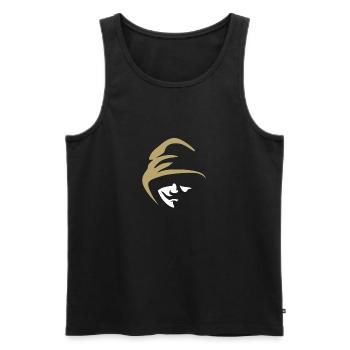 Anonymous - Männer Premium Bio Tank Top - Schwarz - Vorne - AI Model Male 178 light (178cm)