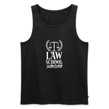 Anwalt - Männer Premium Bio Tank Top - Schwarz - Vorne - Michal (187cm)