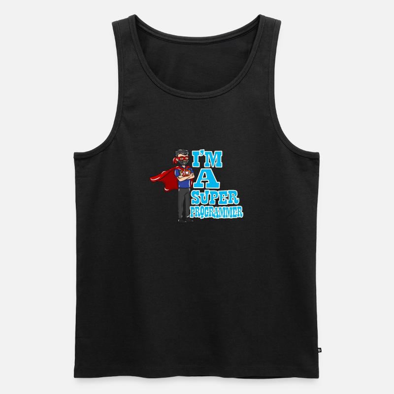 Programmer computer science gift - Men's Premium Organic Tank Top - black