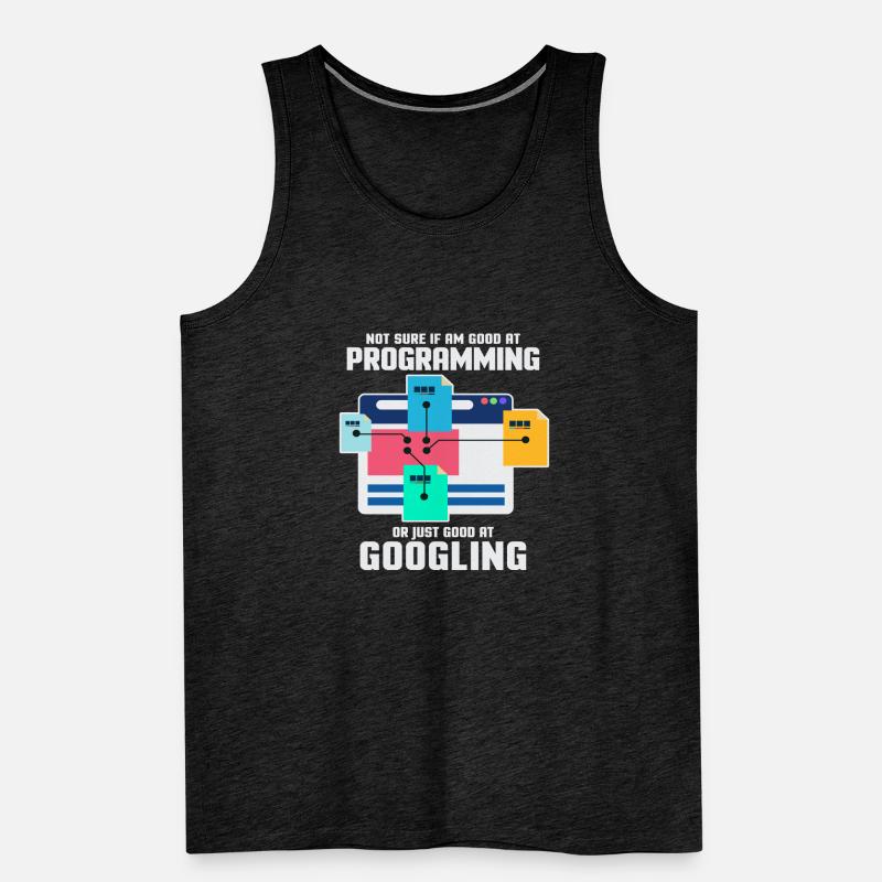 Programmierer Programmieren IT Computer Geschenk Männer Premium Bio Tank Top
