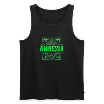 Amnesia Weed THC Kush CBD - Débardeur bio Premium Homme - noir - Devant - AI Model Male 178 light (178cm)