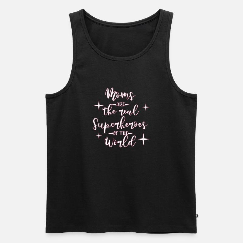Mama Mutter - Männer Premium Bio Tank Top - Schwarz