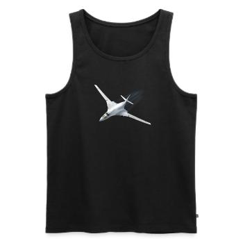 Tupolew Tu-160 - Männer Premium Bio Tank Top - Schwarz - Vorne - AI Model Male 178 light (178cm)