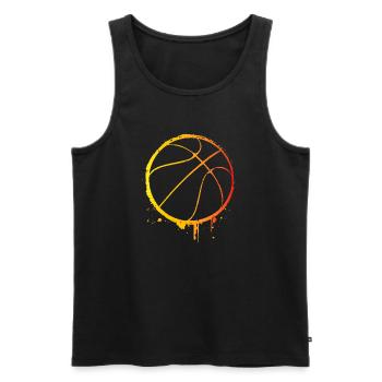 Basketball players - Basketball - BBall - Basket Ball - Men's Premium Organic Tank Top - black - Front - Michal (187cm)