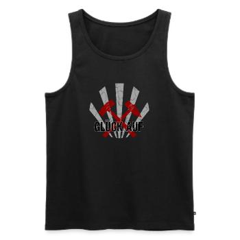 Zeche Ruhrgebiet Motiv - Männer Premium Bio Tank Top - Schwarz - Vorne - Michal (187cm)