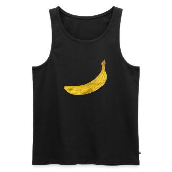 Snake banana - Men's Premium Organic Tank Top - black - Front - Michal (187cm)