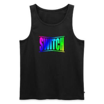 swich bdsm bondage disciplines - Men's Premium Organic Tank Top - black - Front - AI Model Male 178 light (178cm)
