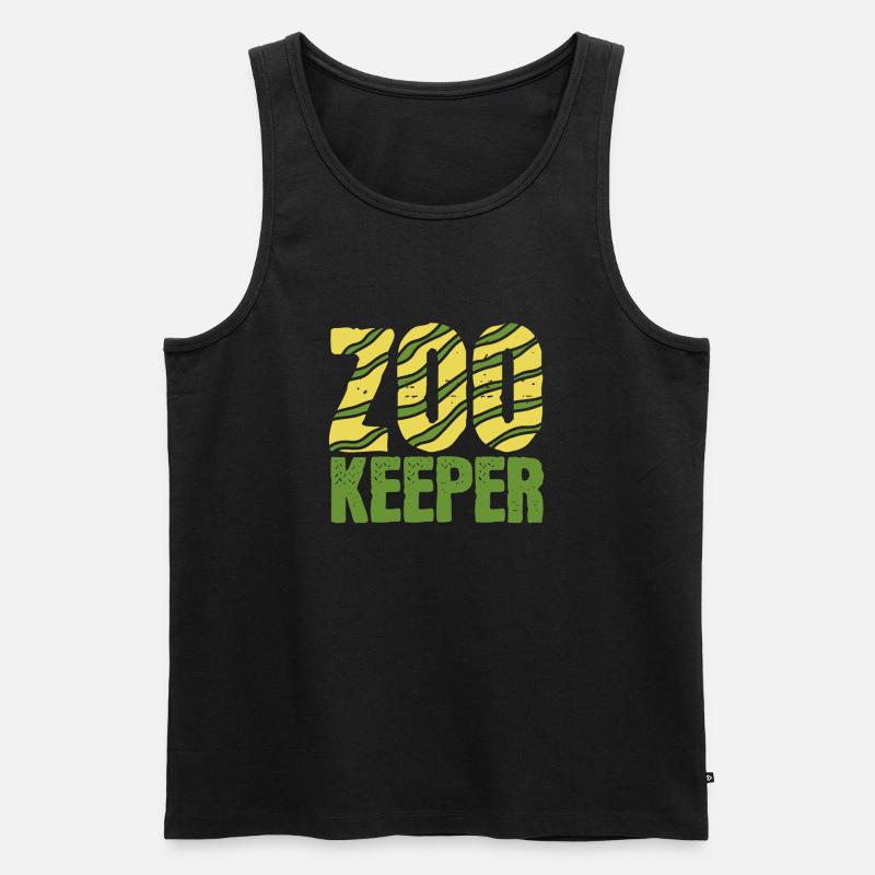 Tierpfleger - Männer Premium Bio Tank Top - Schwarz