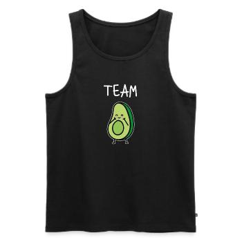 Look partenaire | Dream Team couple couple amour mariage - Débardeur bio Premium Homme - noir - Devant - AI Model Male 178 light (178cm)