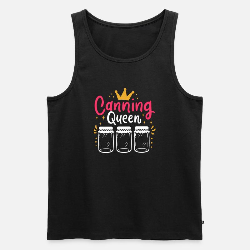 Einmachen Einkochen - Männer Premium Bio Tank Top - Schwarz