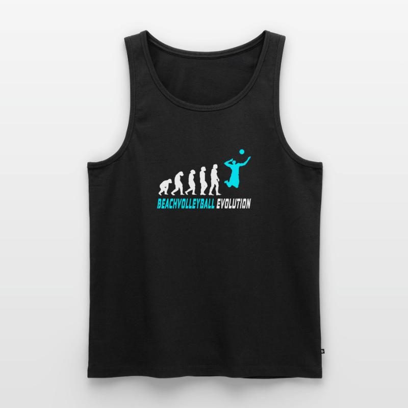 Conception d'évolution de volleyball de plage / idée cadeau Débardeur bio Premium Homme