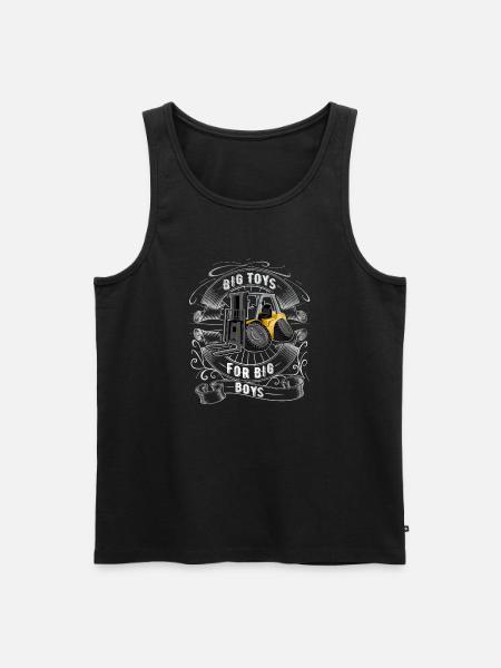 Staplerfahrer Lagerist Gabelstapler - Männer Premium Bio Tank Top - Schwarz