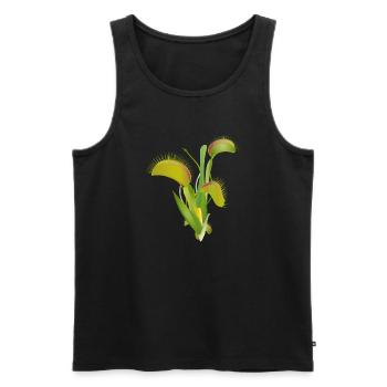Venus flytrap a fascinating indoor plant - Men's Premium Organic Tank Top - black - Front - Michal (187cm)