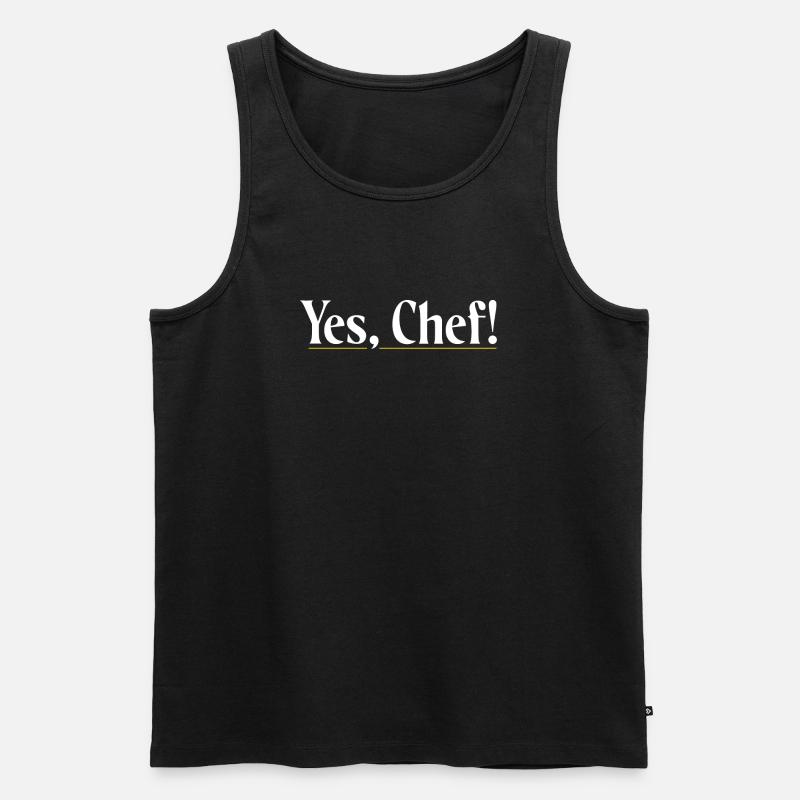 Koch Chefkoch Kochen - Männer Premium Bio Tank Top - Schwarz