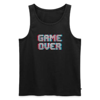 Gamer Games Zocker - Männer Premium Bio Tank Top - Schwarz - Vorne - AI Model Male 178 light (178cm)